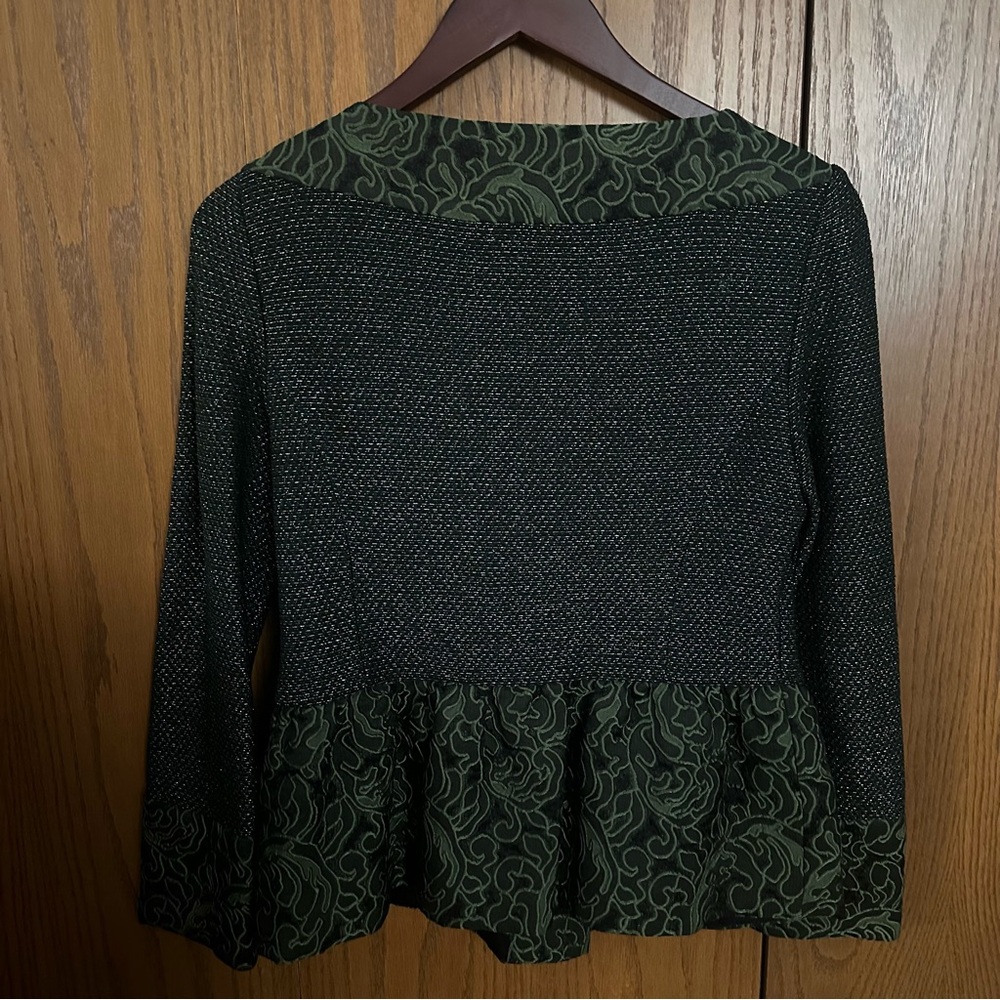 St. John Green Button Down Jacket - image 3